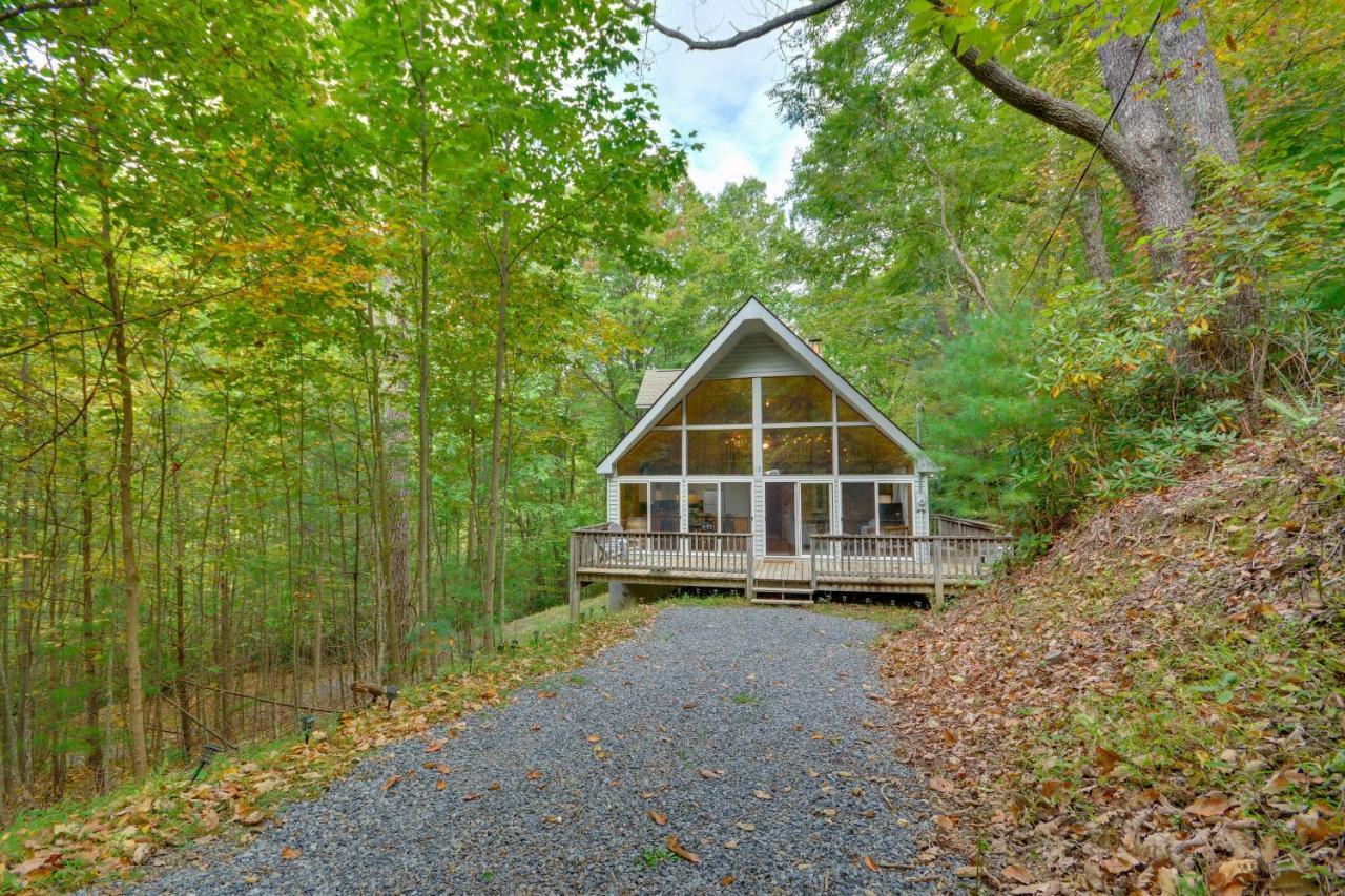 Serene Fancy Gap Cabin Retreat In Private Setting! Eksteriør billede