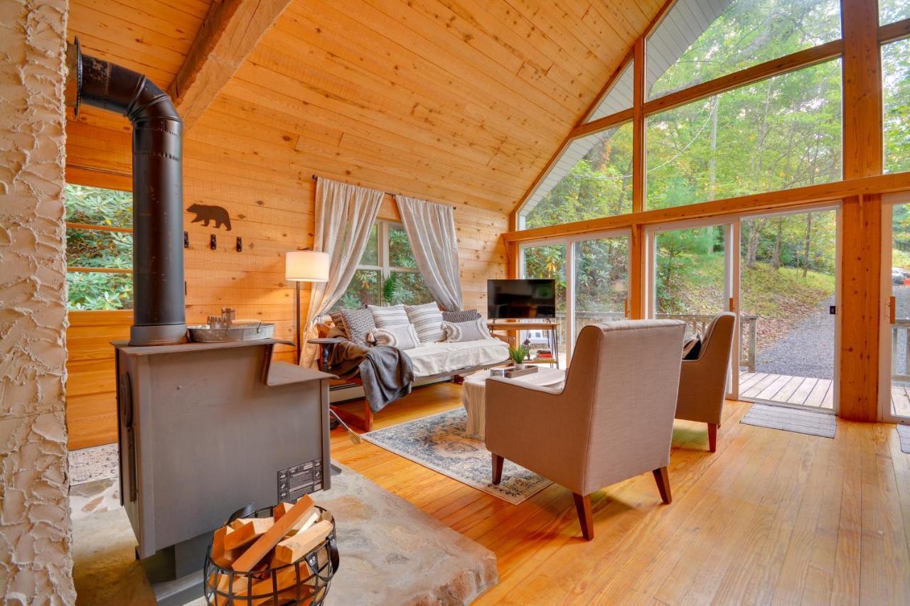 Serene Fancy Gap Cabin Retreat In Private Setting! Eksteriør billede